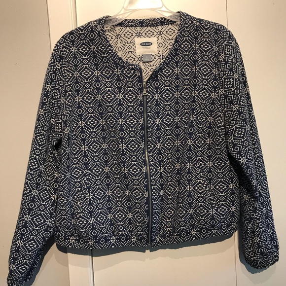 Old Navy Zip Blazer with Pockets - Picture 2 of 4